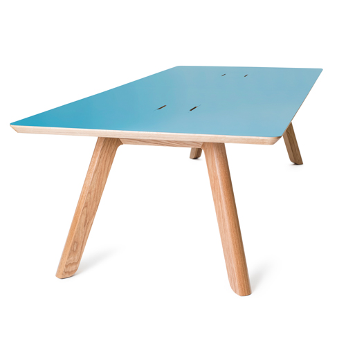 Centro Table with Cable Cut Outs